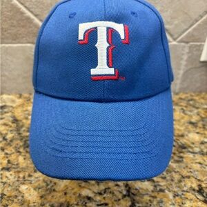 Texas Rangers Blue Adjustable Six Panel Baseball Cap Hat  by Sixth Man